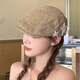 American retro star forward hat for women British casual simple versatile face-showing beret painter newsboy hat