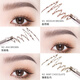 FLORTTE Machete Fine Eyebrow Pencil Waterproof, Sweatproof, Long-lasting, Non-Fading Wild Eyebrow M4# Tea Gray