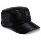 Jeep (JEEP) Sheepskin Hat Men's Winter Flat Top Peaked Cap Plus Velvet Thickened Warm and Cold-proof Winter Hat Baseball Cap A0122