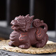 Jiaoxia Yixing purple sand handmade fire unicorn tea pet household fire unicorn tea tray ornaments tea toy tea pet tea ceremony accessories Yixing purple sand tea pet fire unicorn