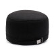 Woodpecker middle-aged and elderly men's old man winter baseball cap autumn and winter warm grandfather and father flat-top old man ear protection duck cap gift box thickened ear protection hat [black]