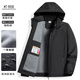 
Yalu plush jacket for women, Korean version, small short windproof and warm windbreaker ins casual single-layer mountaineering jacket 9930S Zip Powder-women [solid color] XL