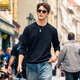 
Mr. Bu Bu’s thin base sweatshirt for men’s silhouette round neck pullover fitting 2025 new product KT15685 graphite black L /175