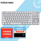 罗技（Logitech） K835 机械键盘 电竞游戏电脑办公有线紧凑84键便携版键盘 K835白色  青轴