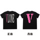 TX FOG重磅短袖T恤重磅VLONE FOG大V短袖fog高街嘻哈半袖情侣ins夏季高 hx6187黑色 S