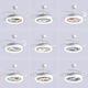 Shaoguan 2024 Nouveau ventilateur Light chambre principale chambre principale ventilateur de plafond invisible lumière ménage moderne ménage intégré de plafond de ventilateur