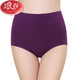 Langsha Damen Pure Cotton High Taille Höschen großgröße Bauchheizungshelf-Körper-Body-Beauty und bequeme Shorts Slips 1076 gemischte Farbe 4 Streifen 2xL (Empfohlener Taillenumfang von 2,4 bis 2,8 Fuß)