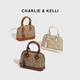 Charlie/Kelli CK Bag Bag Women's Bags Retro Shell Bag Women 2025 Nuevo estilo Hand-Hands One-Ho-Hohor Crossbody Bag Crossbody Regalo de San Valentín Regal Off-White [Jingcang Delivery Brand Bag]