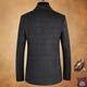 XIKEJIE (XIKEJIE) Light Luxury Luxury Men's Suit Men's Plaid Wool Wool Wool Wool Business Casual Single Traje aristocrático aristocrático Gris [Caja de regalo de alta gama Auténtica] L 175 [Caja de regalo de alta gama Auténtica]