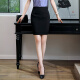 Troman skirt women's professional black suit skirt sexy hip-hugging business formal suit skirt short skirt black skirt YS366M
