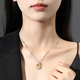 Muye Natural Colored Treasure Citrine Necklace Yunpo Chenxi Necklace Niche Exquisite Original Design Necklace Yunpo Chenxi Necklace