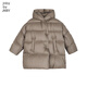 
jnby by JNBY Jiangnan cloth children's clothing autumn and winter down jacket thickened warm soft hooded boys, girls and children 1NAC12610 216 wax pink camel color 120 cm