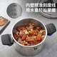 Combach Pressure Cooker Pressure Cooker 304 Stainless Steel Household Explosion-proof Upright Pot Lid Induction Cooker Gas Stove General Purpose 5.5L