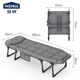 Stable folding bed lunch break folding bed single bed lounge chair camp bed office nap bed eight feet waist belt