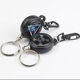 Key anti-lost device Mobile phone anti-lost device High rebound telescopic wire rope anti-theft key chain Anti-lost hanging buckle key chain Telescopic key chain 3 pcs