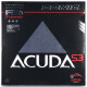 Donic Acuda Table Tennis Raquet Raus con alta elasticidad y astringencia importadas de la cubierta de goma de contador de tenis de la mesa de Alemania S3 [Red Max] 12083