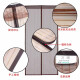 Youmeng can customize anti-mosquito door curtains, screens, screen door nets, encrypted summer ventilation, magnetic partitions and Velcro without punching, and can be installed with brown stripes (Velcro + thumbtack style) 90*210cm (often sold)