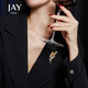 Jay wheat ear brooch, high-end women's accessories corsage, birthday gift for mother, mother-in-law and elders