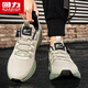 
Warrior running shoes men's rotating button men's shoes wear-resistant sports shoes men's 3899 sand color/military green 41