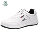 Zapatos para hombres de Woodpecker Summer 2025 Nuevos zapatos de mesa de malla transpirable Zapatos de mesa de viaje delgado Mole de hombres primavera y otoño versátil F9898 Azul [Mesh] 43