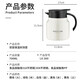 KAMJOVE double-layer thermal insulation stew kettle 316 stainless steel liner tea kettle tea water separation tea kettle tea kettle green (five elements wood) 700ml