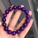 Bracelet en pierre Tiansi Shukulai pour hommes et femmes Bracelet de fleur de cerisier Old Mine Suji Bracelet en cristal en pierre brute SN9859 Collier d'arbuste violet 10 mm