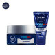 NIVEA Men's Water Active Deep Moisturizer + Cleanser (Deep Cleansing Men's Facial Cleanser, Hydrating and Moisturizing)