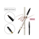 Carslan Big Eyes Pretty Eyebrows Exquisite Eyebrow Pencil (Waterproof and Sweatproof Machete Eyebrow Pen with Replacement Pack) 2# Dark Brown 0.25g*2