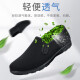 Bu Sheyuan breathable old Beijing cloth shoes men's lazy casual middle-aged and elderly dad black work shoes 850242