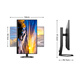 Philips 23,8-Zoll 2K IPS Typ-C65W Low Blu-ray Online-Klasse Rotary Lift High Definition Design Office Monitor Unterhaltungsanzeige 24E1N5600E