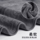 Sports towel absorbs sweat, fitness soft fiber, portable packaging, edge-locking badminton peripheral equipment, running wipes sweat, dark gray/1 piece