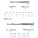 JZ Jinzhong osteotomy knife medical bone chisel flat bend garden straight bone knife bone shovel frontal plastic surgery orthopedic equipment Shanghai Medical Surgery Equipment Factory Bone knife bone chisel P11150 23cm bend round blade blade width 10 hexagonal handle