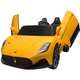 Cute Smiling Gull Maserati children's electric car two-seater four-wheel baby with remote control toy car can sit adults and children sports car 12V red music Bluetooth self-driving remote control foam wheel