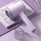 Syouran hair dryer for student dormitories, small power folding hair dryer for men and women, portable college dormitory hair dryer 500W, 800W, negative ions below 1000W, not harmful to hair, purple 800W foldable (hair dryer for student dormitories)