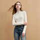 Sancai 2025 new winter half turtleneck sweater base layer slim long sleeves with pullover M