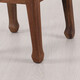Yin Qingchun (YQC) solid wood square stool North American black walnut small square stool household shoe changing stool wood orange solid wood stool low stool wood bench coffee table stool North American black walnut