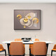 Villa Electric Meter Box Hydraulic Decorative Painting Modern Simple Horizontal Version Restaurant Boîte de courant faible peinture Résumé ART ART SOIX MURAL