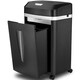KEMI C-838T Papier Shredder Office Klein-Partikel-Datei Brecher 20 l mittelgroße, mittelgroße, vertrauliche Langzeitbüro und Haushaltspapier Shredder 6 Teile 60 Minuten Papier-Abschlusseffekt 2*10 mm