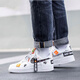 Nike (Nike) New Air Force One AF1 Männer- und Frauenschuhe Low Top Pure White Sports Schuhe AR7719-100 AO6296-001 Schwarz 35.5