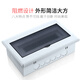Iron bottom concealed circuit distribution box household surface-mounted back-to-power box switch box electric box box electric control box empty unpacking flat plate concealed 10-13 circuit