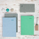 Befon A6 Notebook, Diario de trabajo y estudio, regalo del Día del Maestro, cuaderno de cuentas, suministros de oficinas comerciales, papelería, Libro de color de cuero PU, gris 9923