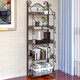 
Worm-style bathroom storage rack Floor-standing bathroom washbasin rack Toilet and kitchen storage rack layer rack z675 Z673-3 floor white