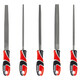 YATO fitter file metal skeleton grinding tool woodworking rubbing middle tooth triangular semicircular triangular steel file middle tooth round file 12' (300mm) YT-6194