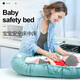 Crib-in-bed portable newborn bionic uterus crib removable folding baby pillow bed anti-pressure dark khaki color
