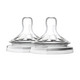 New Anyi Philips New Anyi Natural native smooth wide-diameter bottle nipple 1 hole 2 hole 3 holes/4 holes one-shaped hole SCF653/3 No. 3/3 more than 3 months