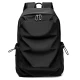 Langfei Backpack Men's Backpack Large Capacity Fashion Leisure Business Travel Laptop Bag High School College Student School Bag Men's Trendy USB Charging Bag 65199 Black