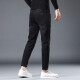Mu Xideng nine-point jeans men's slim straight spring and summer casual pants men's pants Korean style trendy pants boys 9-point pants black (1048) size 29 (waist circumference 2 feet 2)