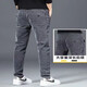 Lookout summer jeans men's thin elastic waist jeans men's loose elastic harem pants spring and autumn summer new thin K433 gray [high elastic] L [105-120]
