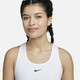 耐克（NIKE）女子中强度支撑衬垫运动内衣式背心 SWOOSH DV9898-100 XS