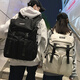 威纳登短途旅行背包男新款潮牌大容量双肩包女大学生初高中生书包电脑包 黑色